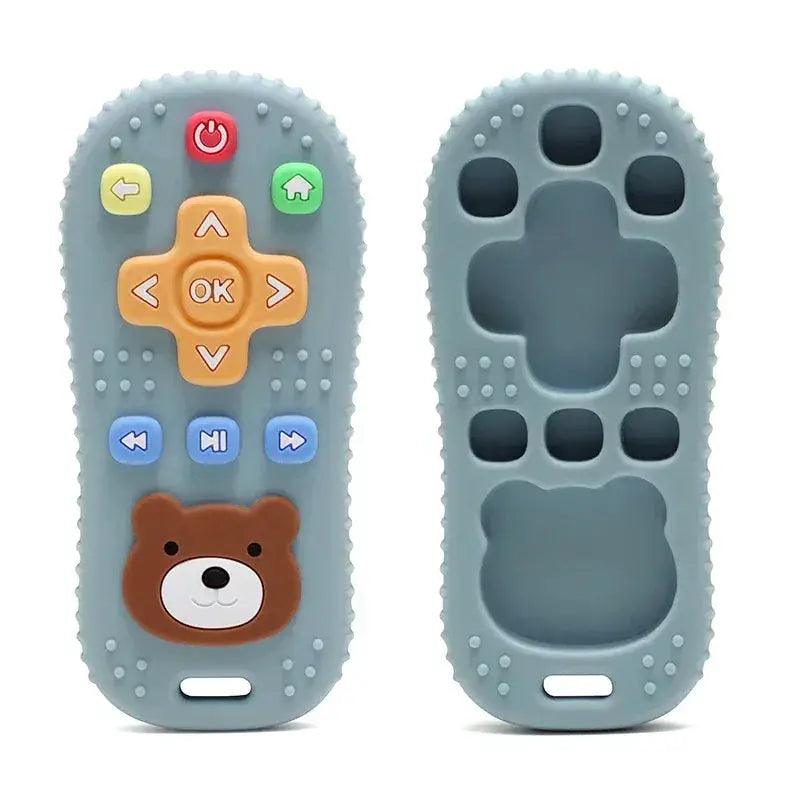  Remote Control Shape Silicone Baby Teether Molar Chewing Toy BPA Free PVC Free Latex Free -  ToylandEU™
