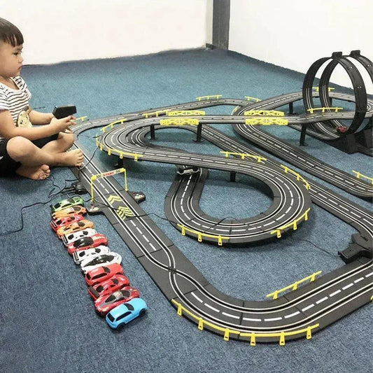  Remote Control Slot Car Racing Set High Speed Track -  ToylandEU™