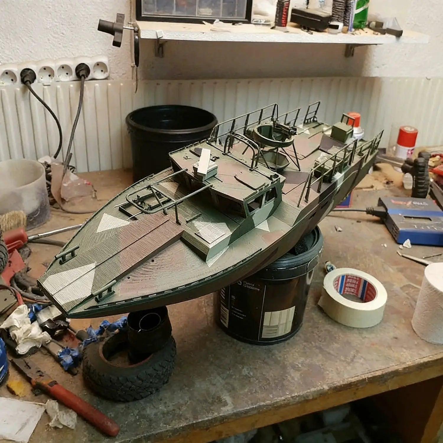  Remote Control Speedboat 70cm CB90 Model Kit 3D Printed -  ToylandEU™