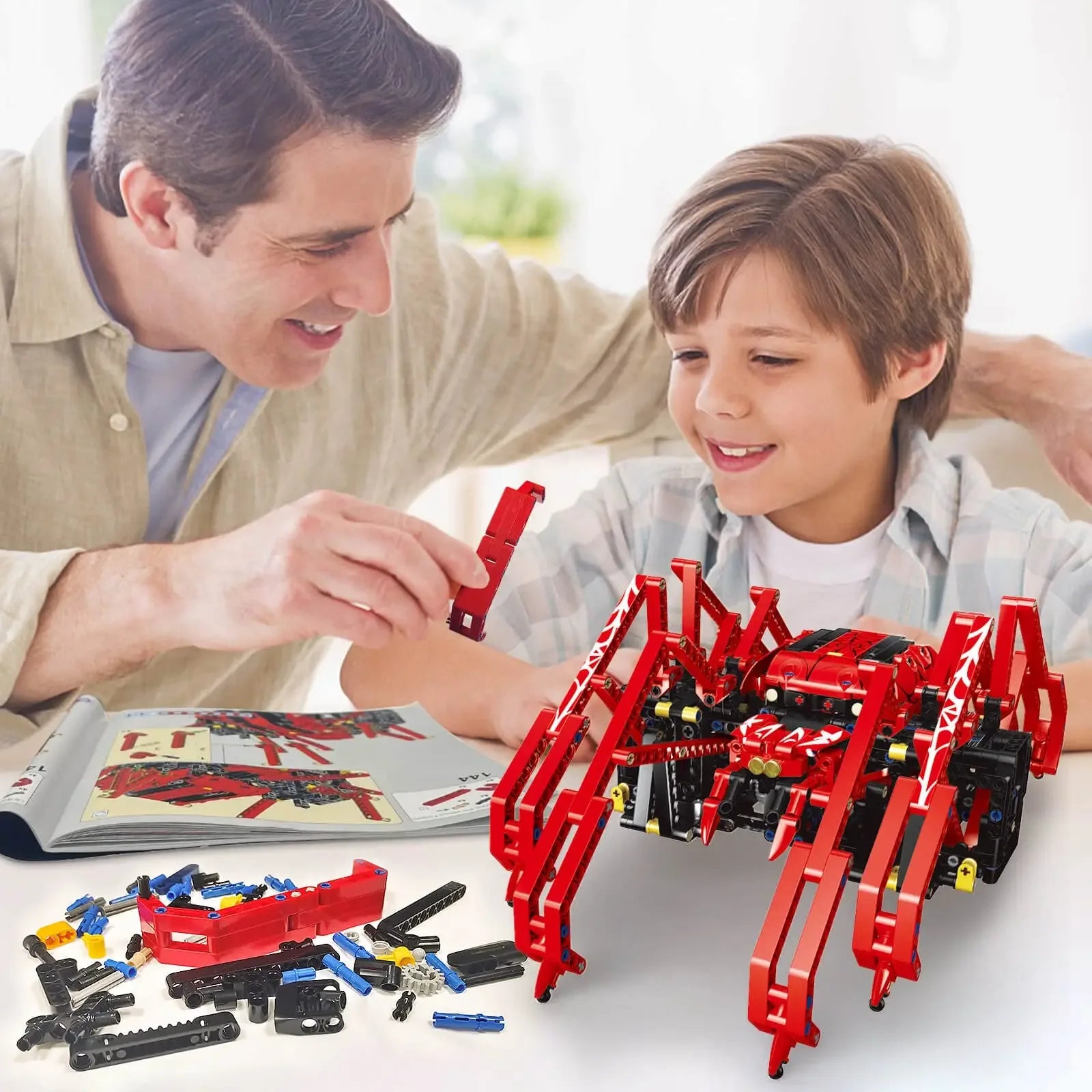 Remote Control Spider Robot Building Kit for STEM Education - ToylandEU