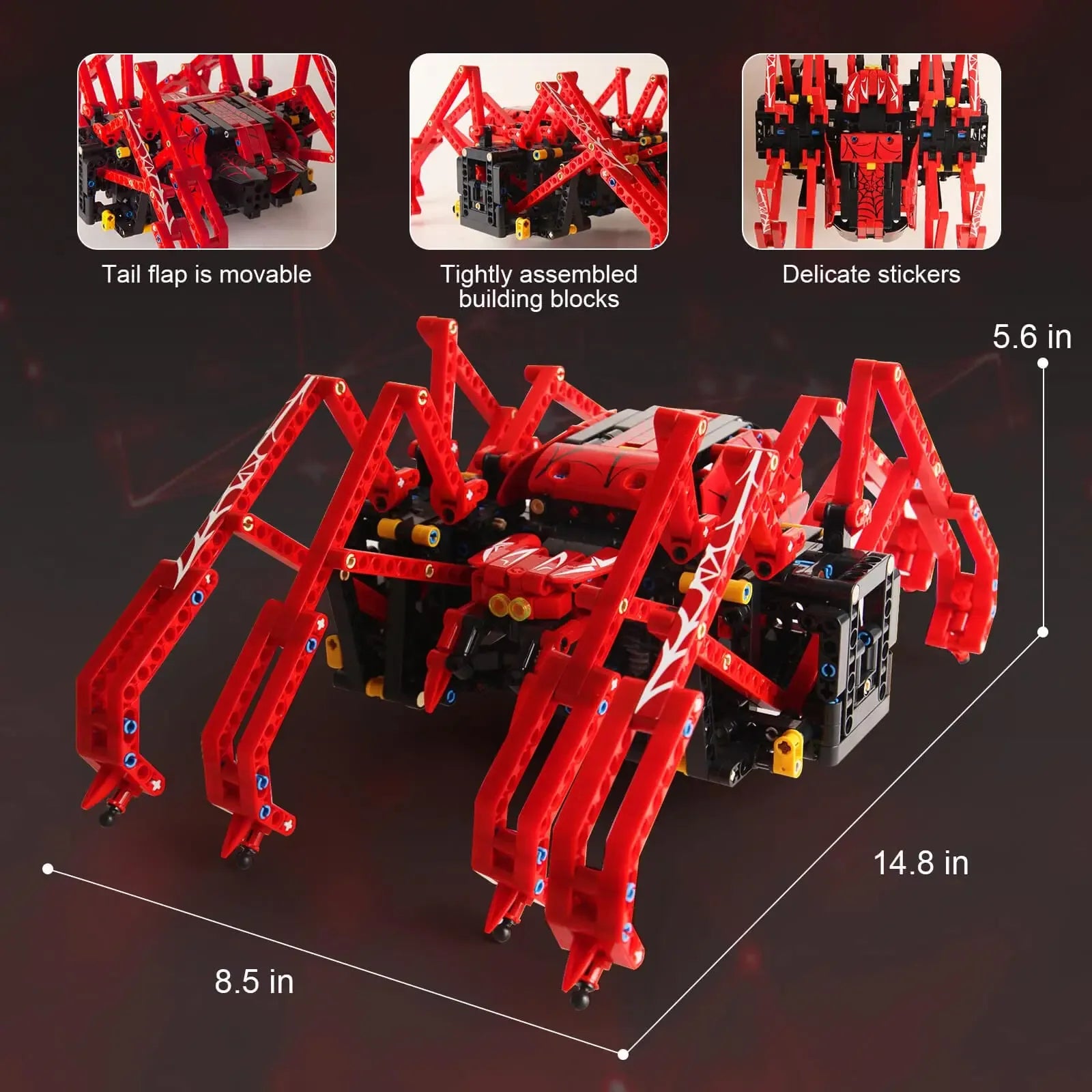 Remote Control Spider Robot Building Kit for STEM Education - ToylandEU