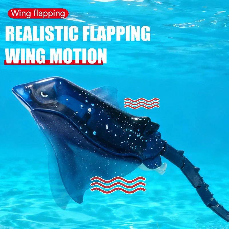 Remote Control Stingray Toy | Light Up | Bath And Pool Use | One Size