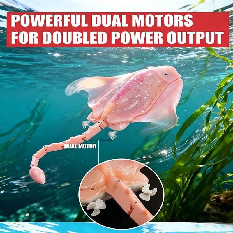 Remote Control Stingray Toy | Light Up | Bath And Pool Use | One Size