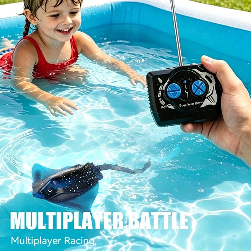 Remote Control Stingray Toy | Light Up | Bath And Pool Use | One Size