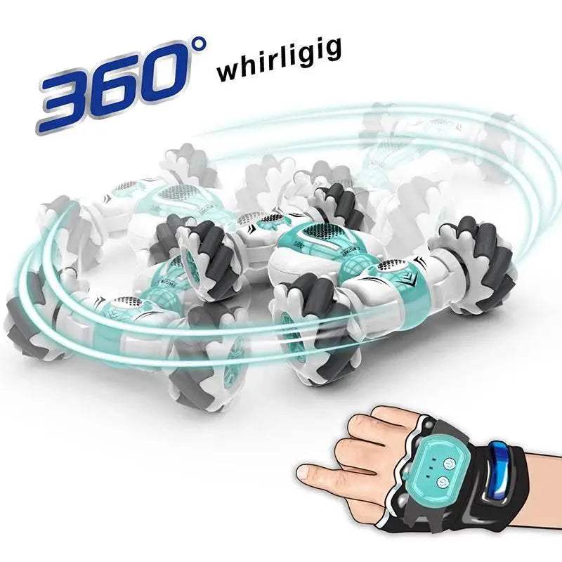  Remote Control Stunt Car Toy with Gesture Sensor for Kids - 360°  -  ToylandEU™