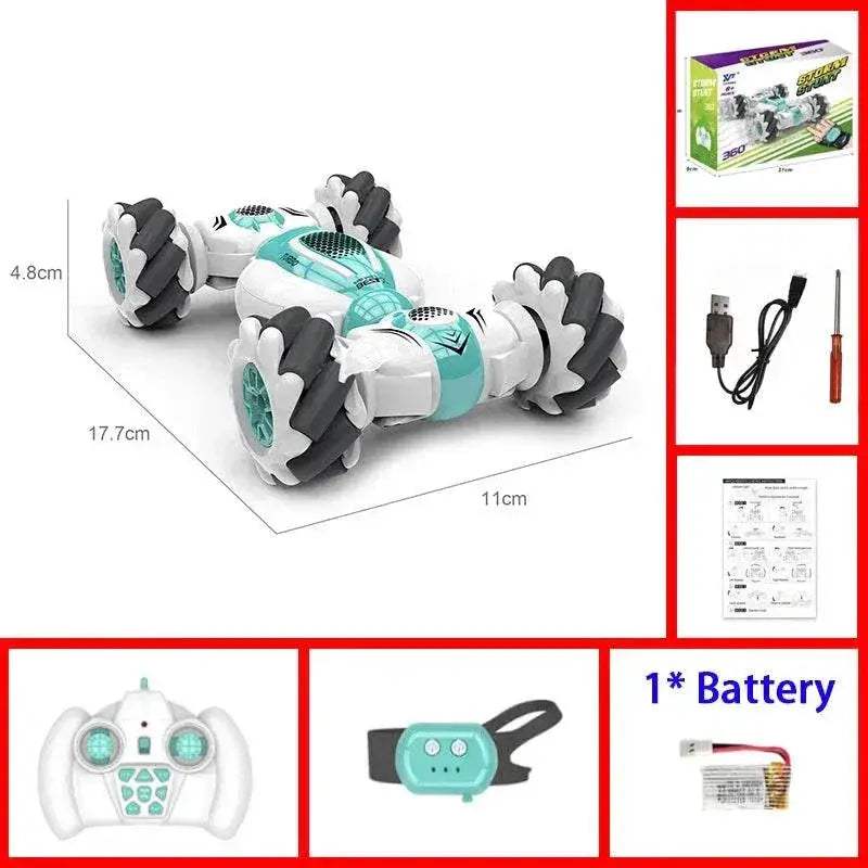  Remote Control Stunt Car Toy with Gesture Sensor for Kids - 360°  -  ToylandEU™