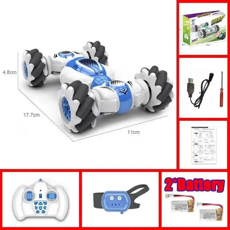  Remote Control Stunt Car Toy with Gesture Sensor for Kids - 360°  -  ToylandEU™
