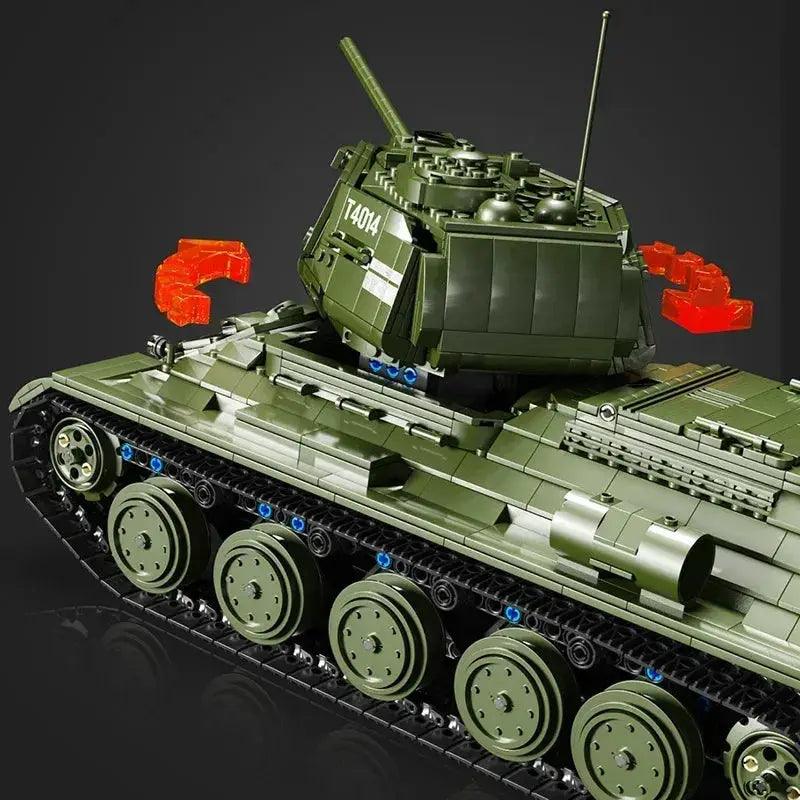  Remote Control T34 Tank Building Blocks 2052 Piece Set -  ToylandEU™