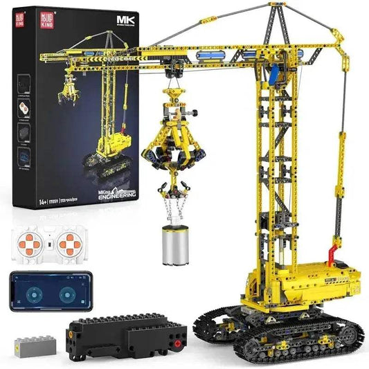  Remote Control Tower Crane Building Blocks Set Unisex -  ToylandEU™