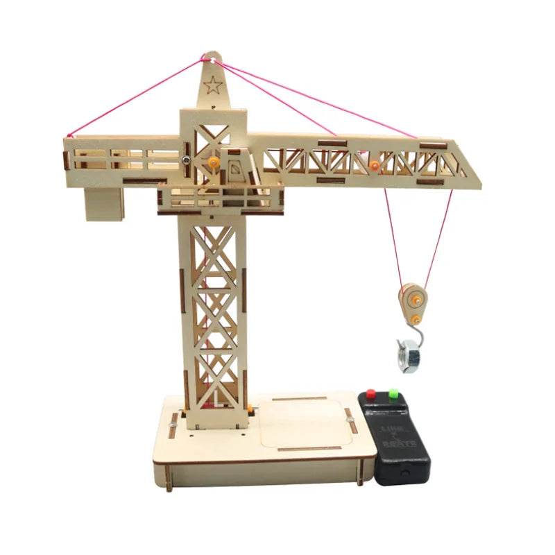 Remote Control Tower Crane Lifting Crane DIY Models Building Toy Science Education Model Toy for Children Gift - ToylandEU