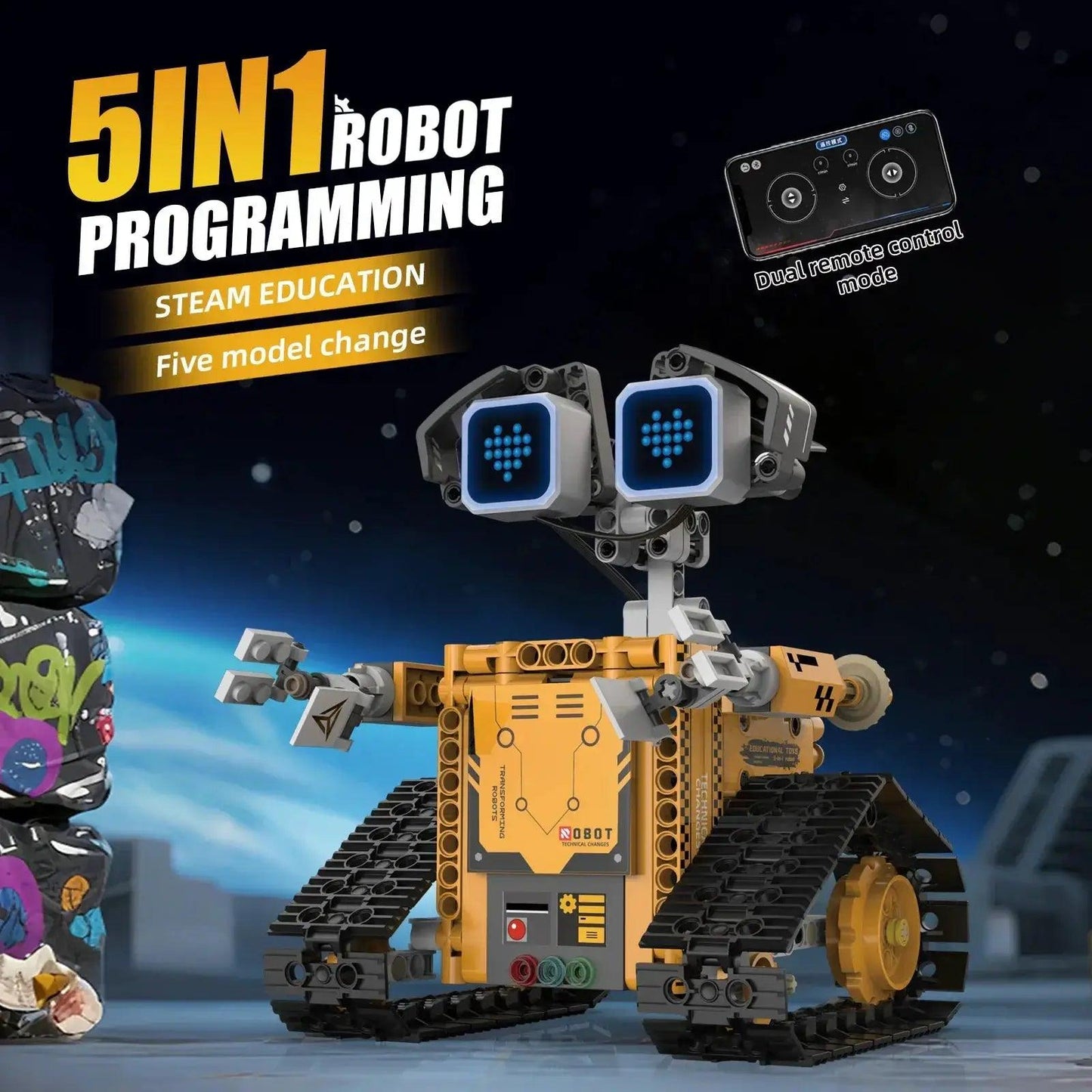  Remote Control Transformable Robot Building Blocks Pro -  ToylandEU™