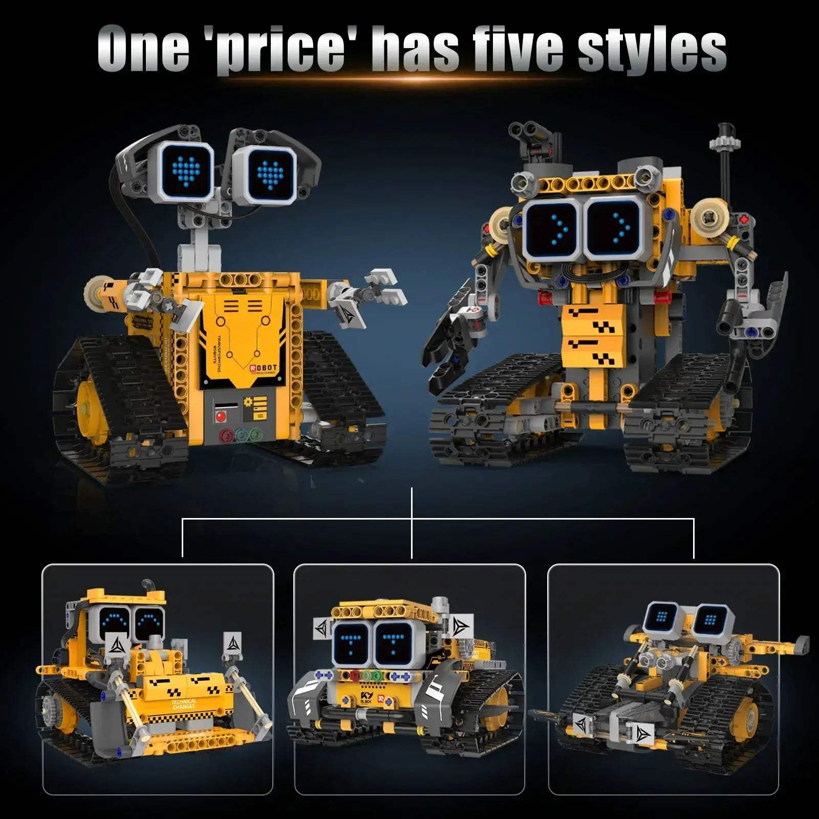 Remote Control Transformable Robot Building Blocks Toy - ToylandEU