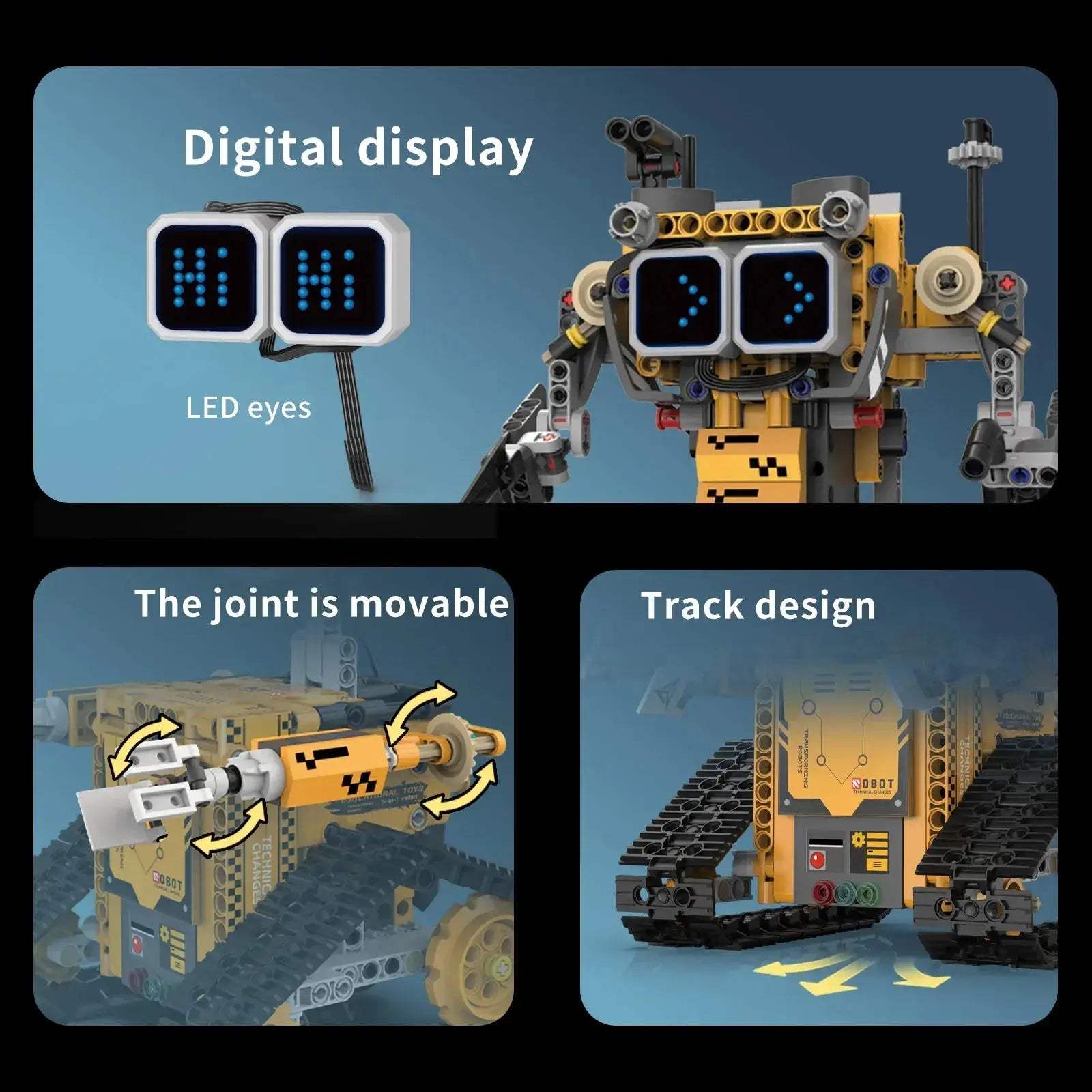 Remote Control Transformable Robot Building Blocks Toy - ToylandEU