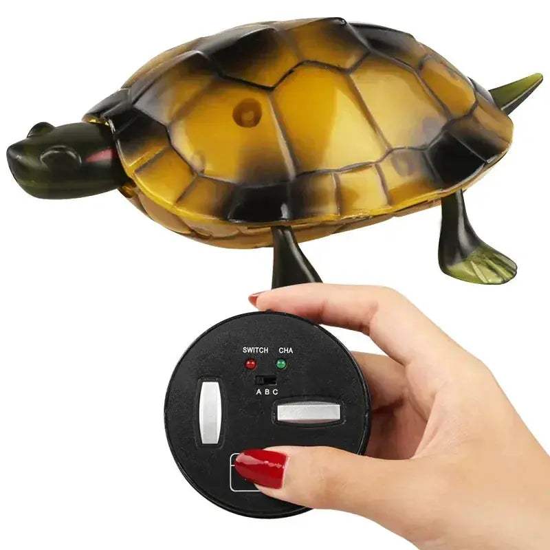 Remote Control Turtle RC Toy With Eye Lights For Learning - ToylandEU