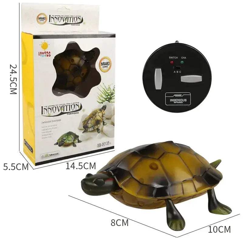 Remote Control Turtle RC Toy With Eye Lights For Learning - ToylandEU