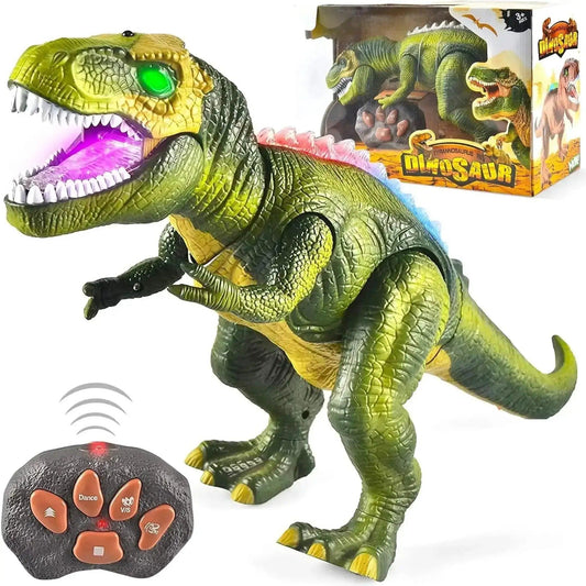  Remote Control Walking T Rex Dinosaur Toy With Lights -  ToylandEU™