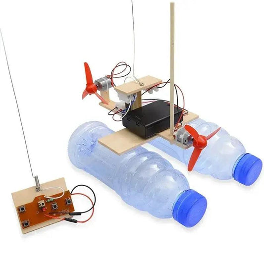  Remote Control Wind Ship Wooden STEM Toy For Kids -  ToylandEU™