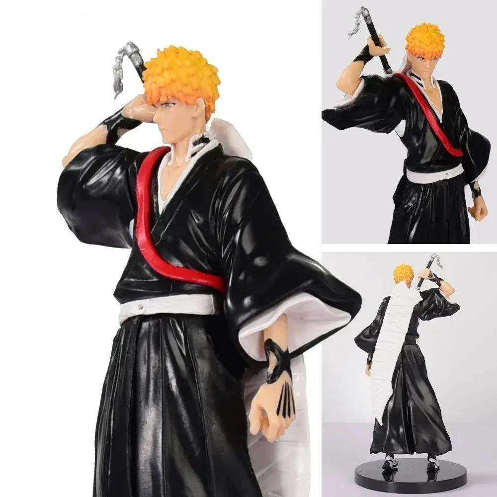 Renji, Toshiro, Ichigo Anime Figurine 3 PCS Set, BLEACH Action Figurines PVC Statues 14-18 CM - ToylandEU