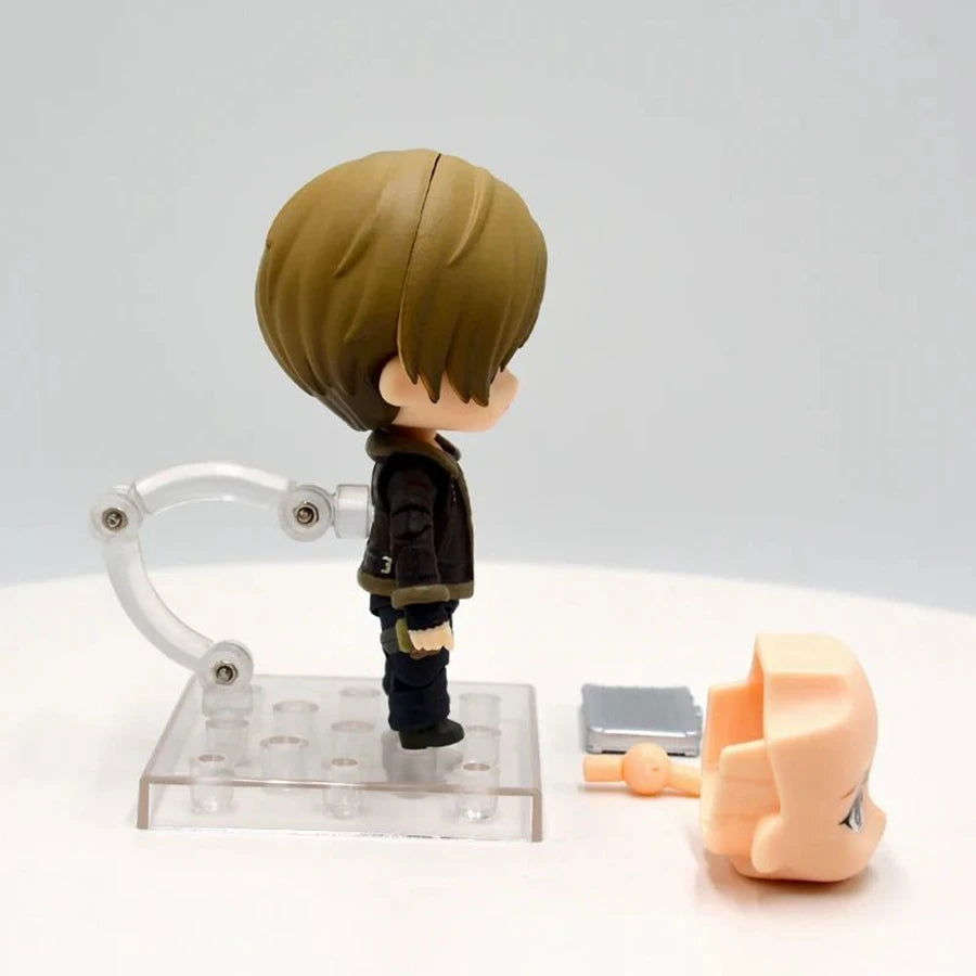  Resident Evil Chibi Figure Leon Kennedy Cute Display 
