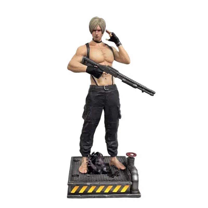 Resident Evil Leon Kennedy Figure Desk Decor Collectible Gift - ToylandEU