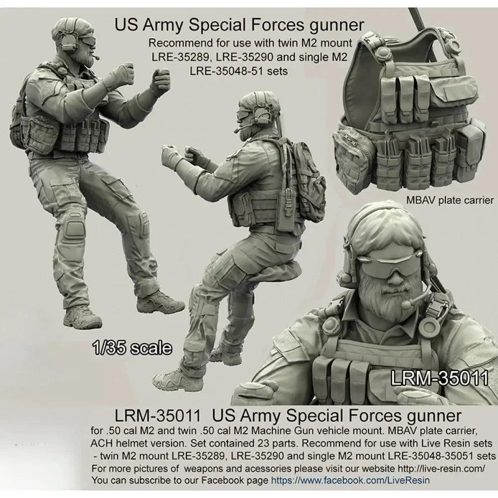  1 35 Resin Figure Unpainted Model Kit US Army Gunner -  ToylandEU™