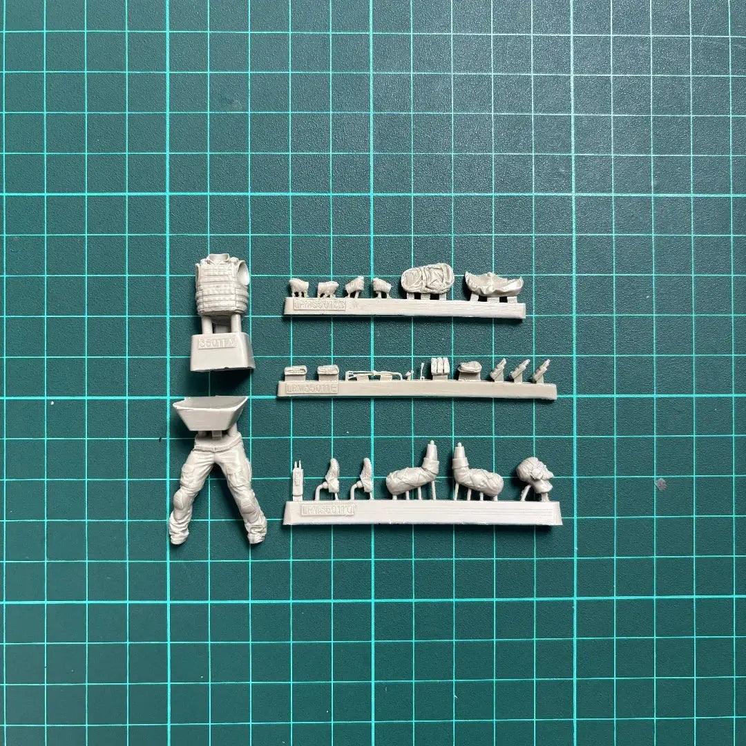  1 35 Resin Figure Unpainted Model Kit US Army Gunner -  ToylandEU™