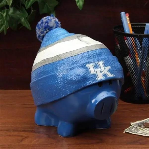  Kentucky Wildcats Large Resin Piggy Bank With Hat Painted -  ToylandEU™