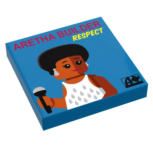  Respect, Aretha Builder - B3 Customs Music Album Cover (2x2 Tile) -  ToylandEU™