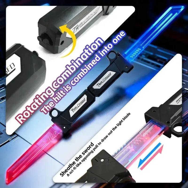  Retractable Double-Bladed Illuminated Lightsaber For Cosplay -  ToylandEU™