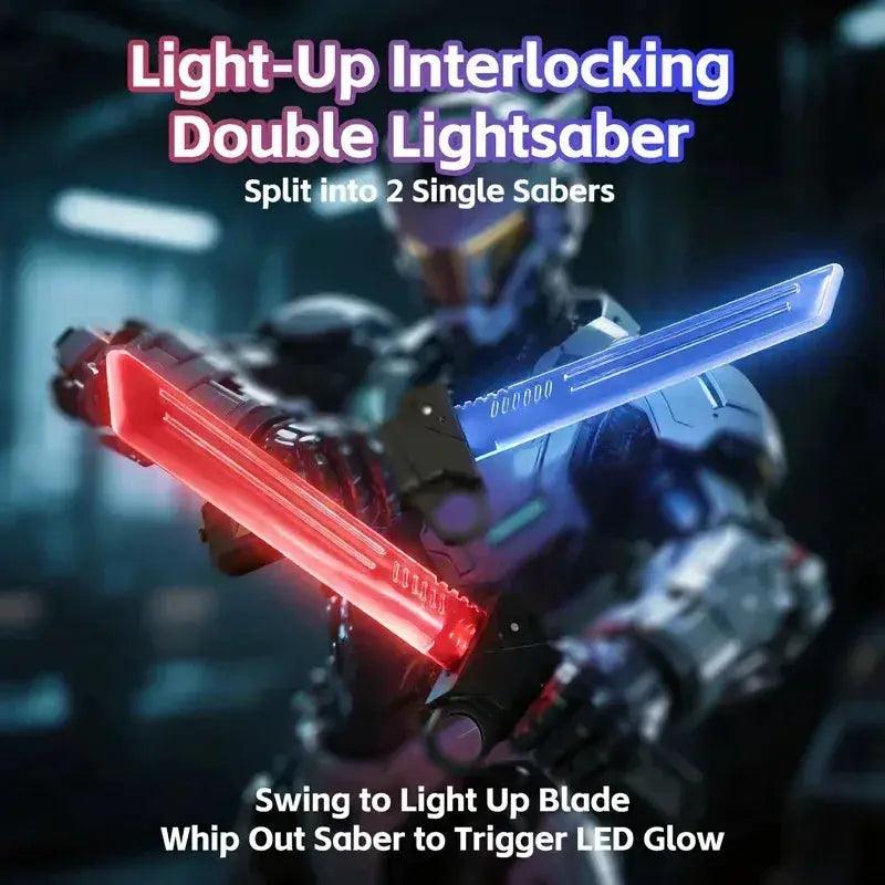  Retractable Double-Bladed Illuminated Lightsaber For Cosplay -  ToylandEU™