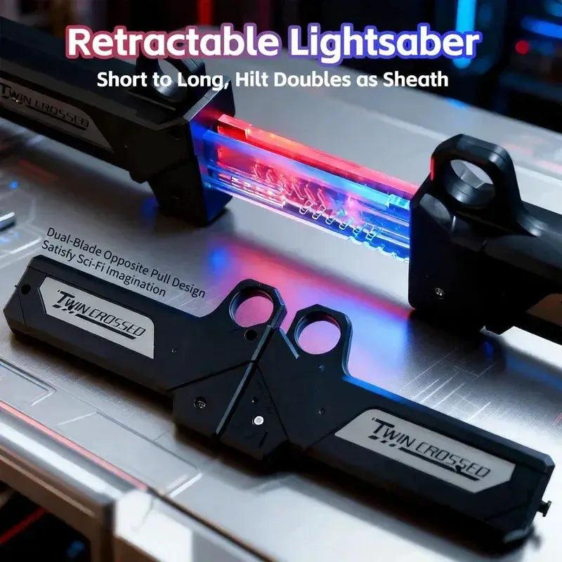  Retractable Double-Bladed Illuminated Lightsaber For Cosplay -  ToylandEU™