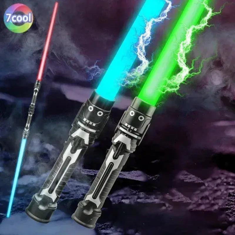  Retractable Lightsaber Toy Adult Flashing Laser Sword -  ToylandEU™