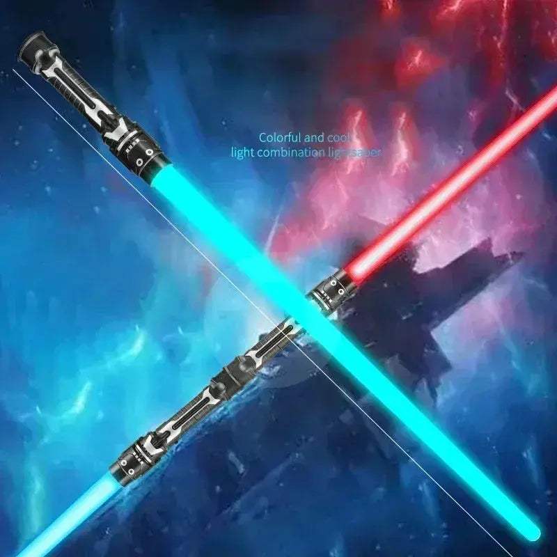 Retractable Lightsaber Toy With Flashing Color Laser Sword - ToylandEU