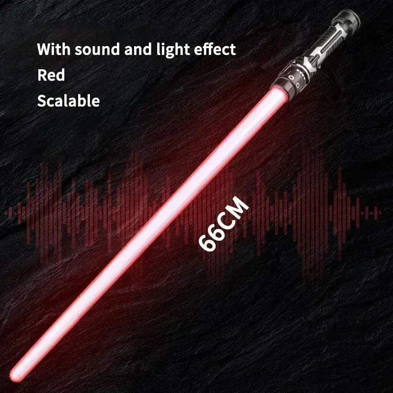 Retractable Lightsaber Toy With Flashing Color Laser Sword - ToylandEU