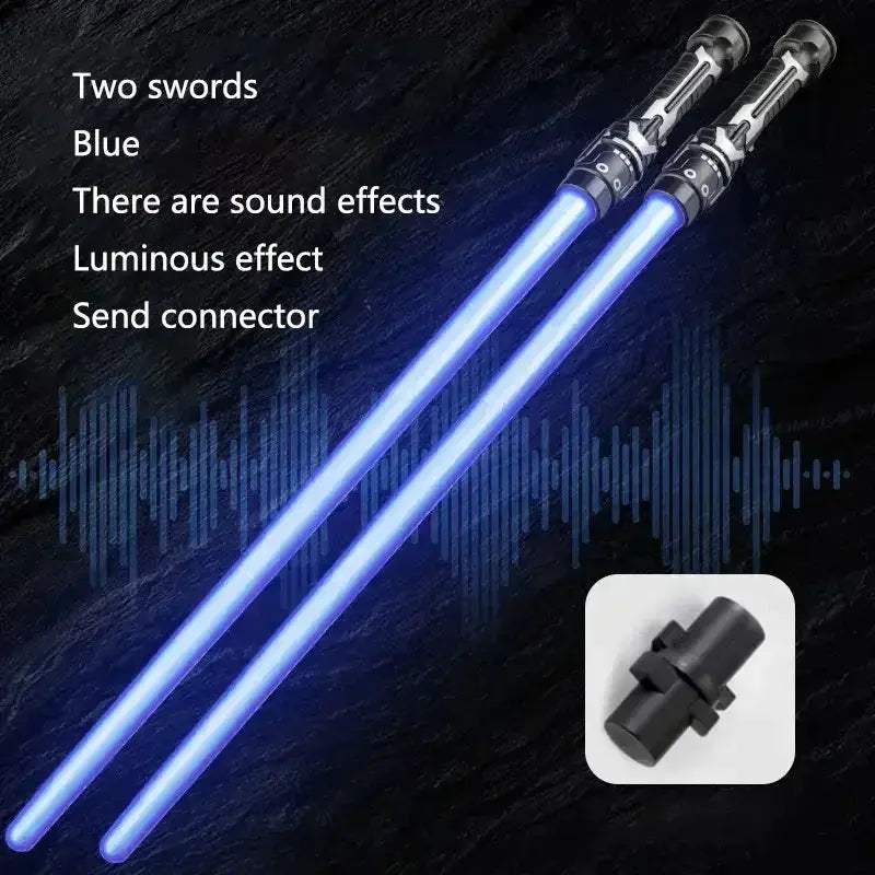Retractable Lightsaber Toy With Flashing Color Laser Sword - ToylandEU