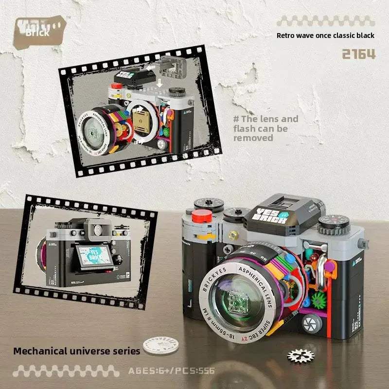 Retro Camera Lego Compatible Building Blocks Kit For Educational Fun - ToylandEU