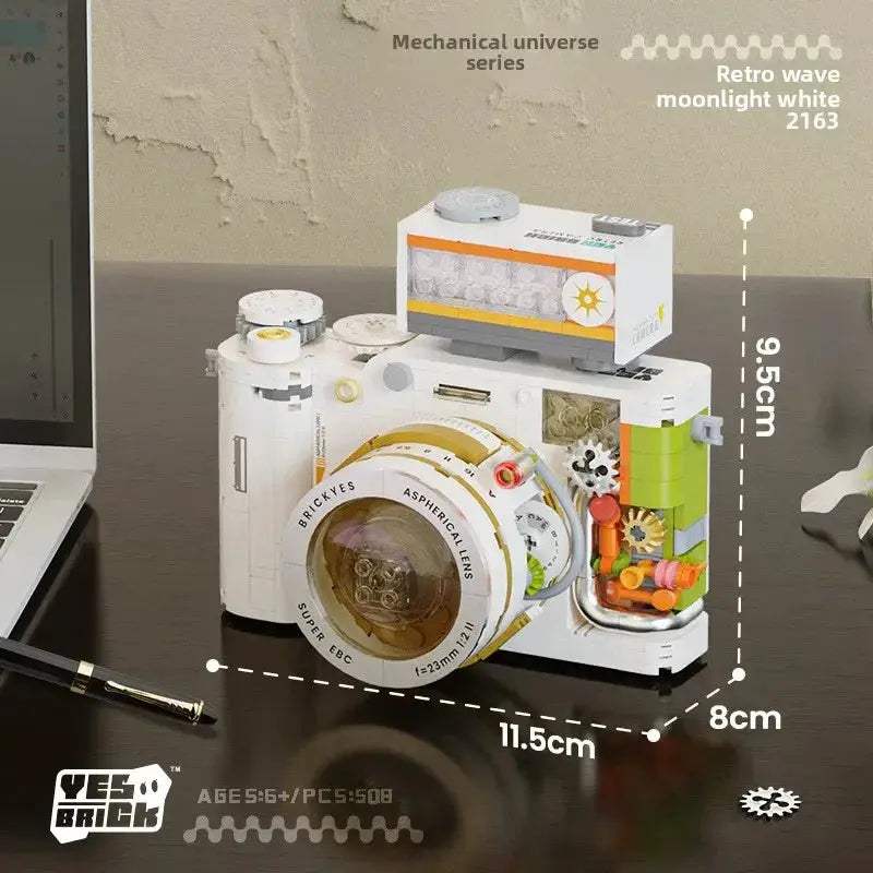 Retro Camera Lego Compatible Building Blocks Kit For Educational Fun - ToylandEU