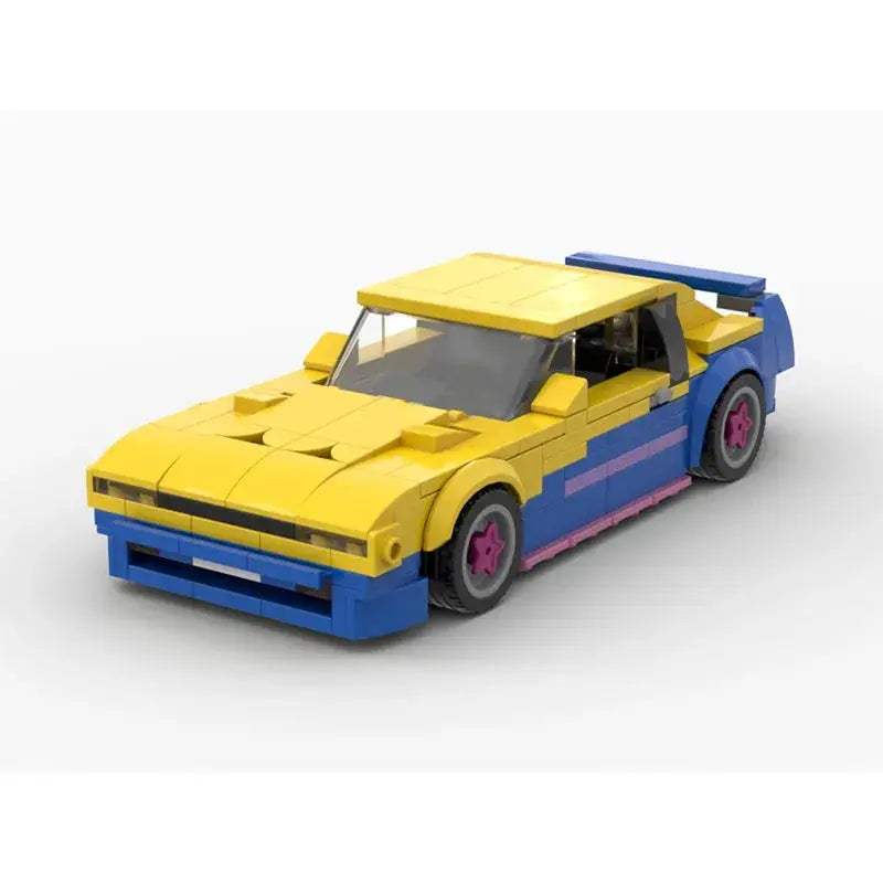 Retro Car MOC Model Building Blocks Kit With Lego Compatibility - ToylandEU