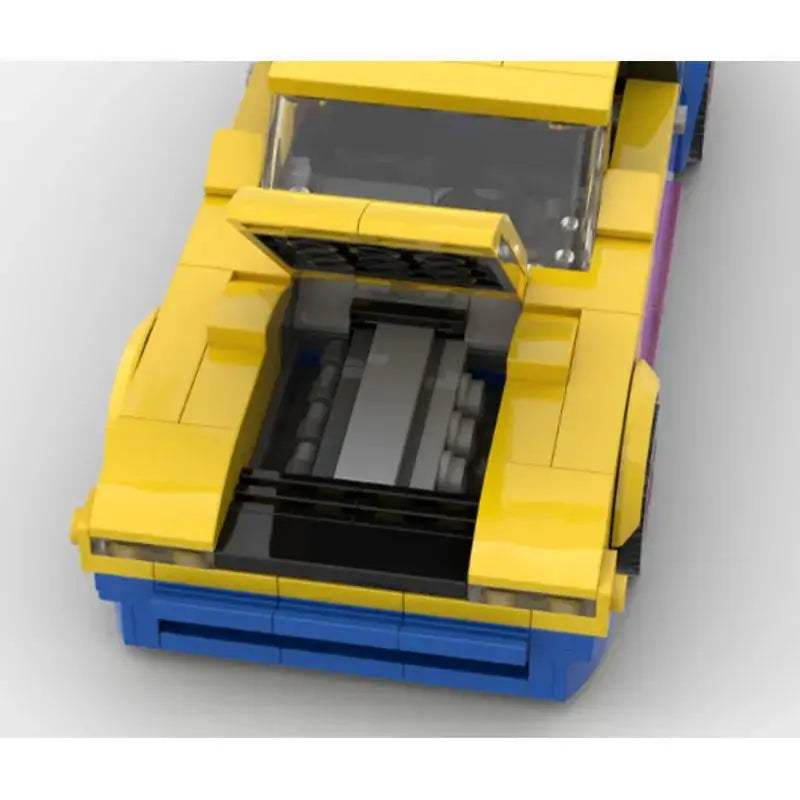 Retro Car MOC Model Building Blocks Kit With Lego Compatibility - ToylandEU