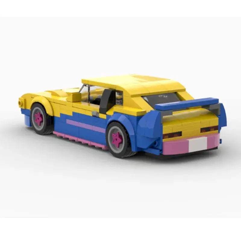 Retro Car MOC Model Building Blocks Kit With Lego Compatibility - ToylandEU
