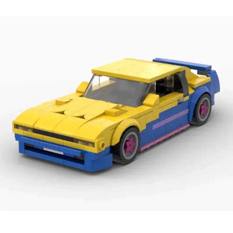 Retro Car MOC Model Building Blocks Kit With Lego Compatibility - ToylandEU