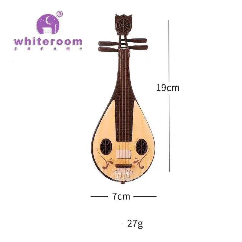 Retro Chinese Style BJD Doll Accessories With Guzheng Props - ToylandEU