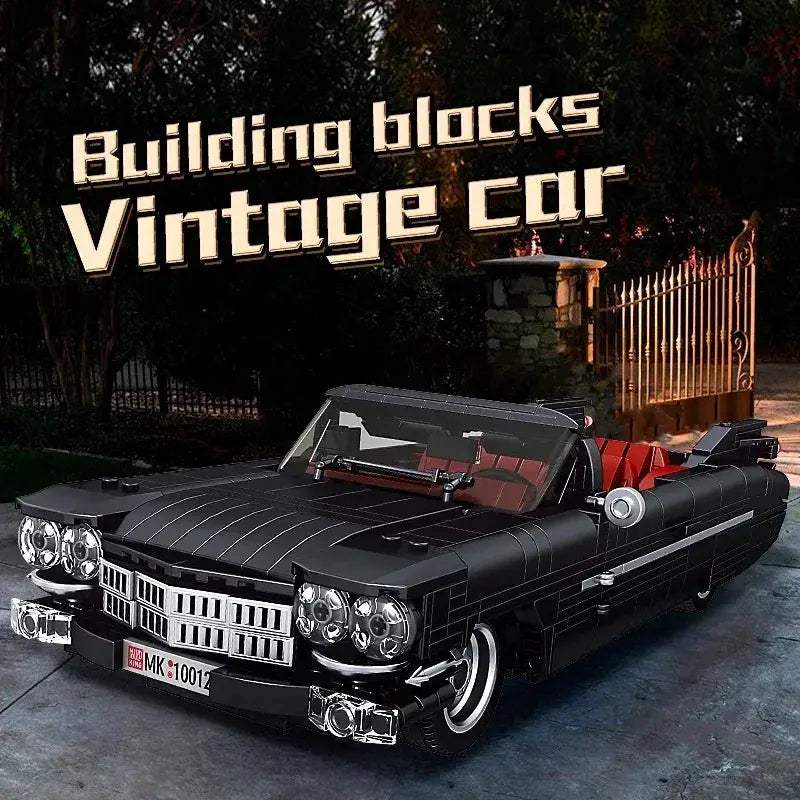 Retro Classic Car Building Blocks Set High Tech Vehicle - ToylandEU