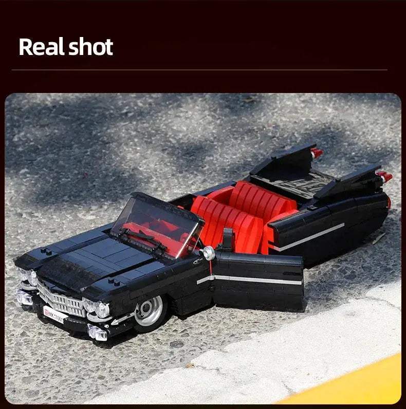 Retro Classic Car Building Blocks Set High Tech Vehicle - ToylandEU