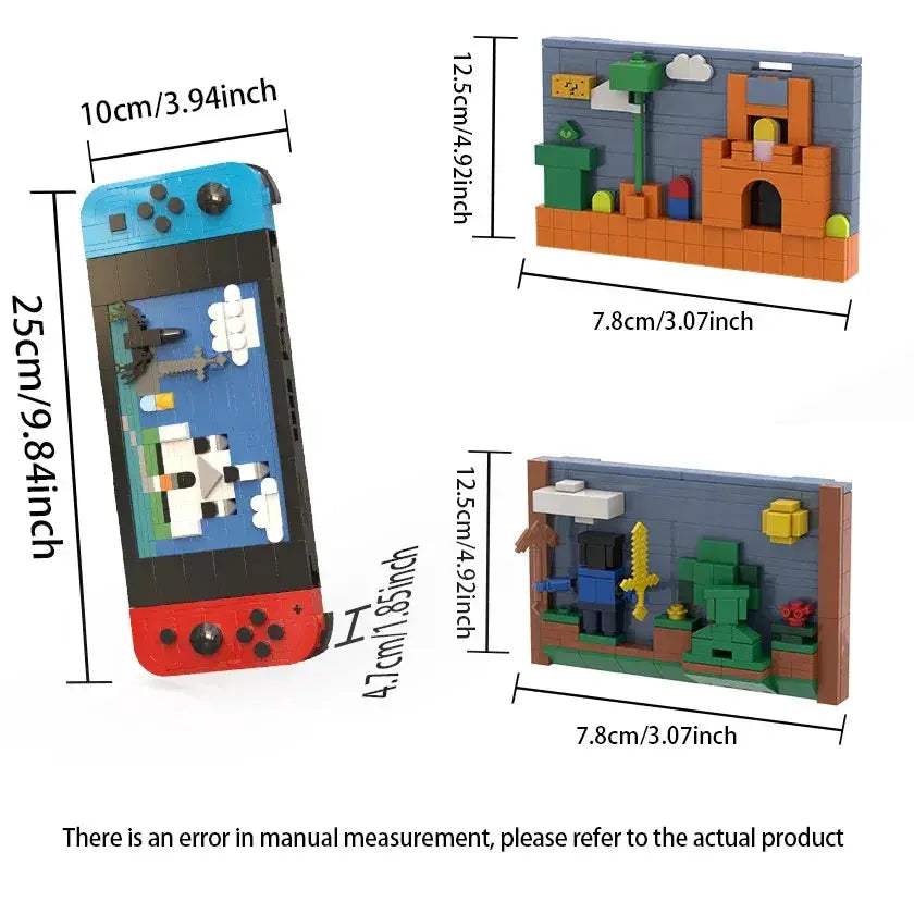 Retro Gaming Console Building Blocks Set Lego Compatible - ToylandEU