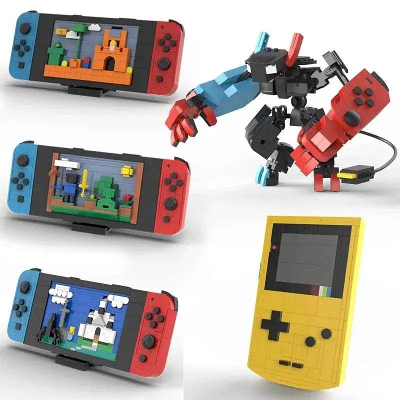 Retro Gaming Console Building Blocks Set Lego Compatible - ToylandEU