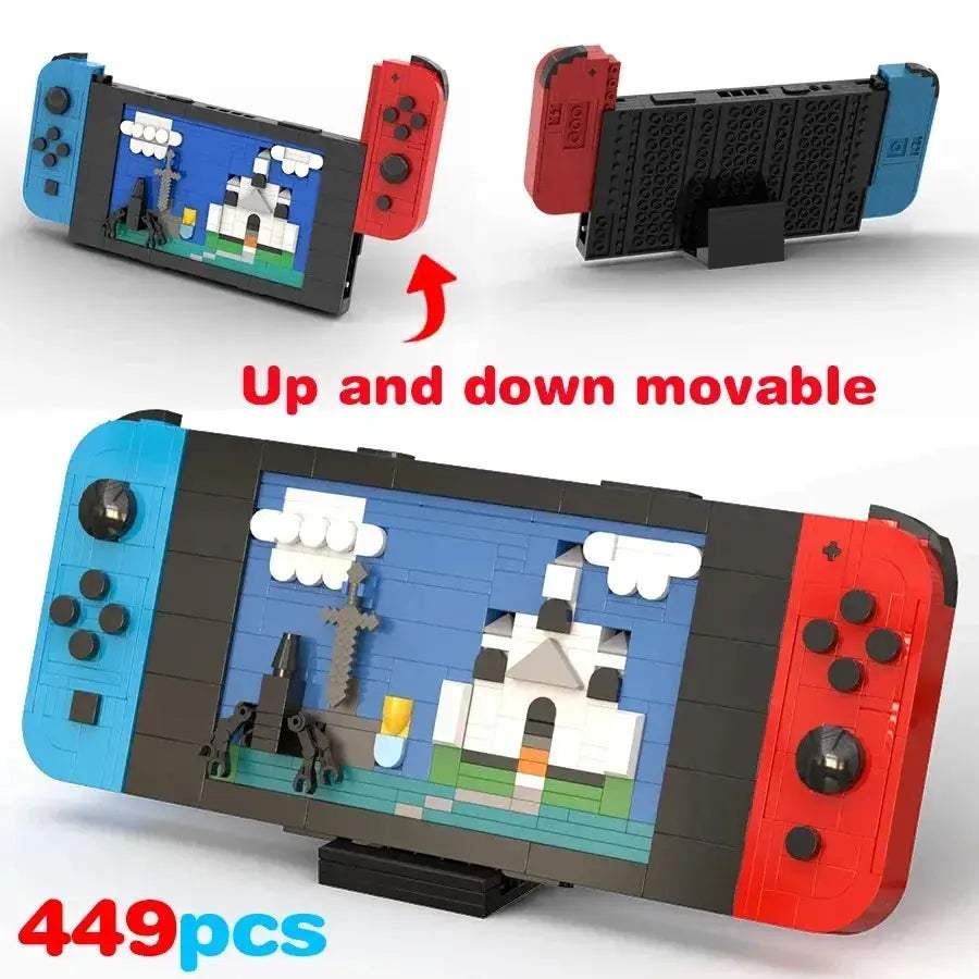 Retro Gaming Console Building Blocks Set Lego Compatible - ToylandEU