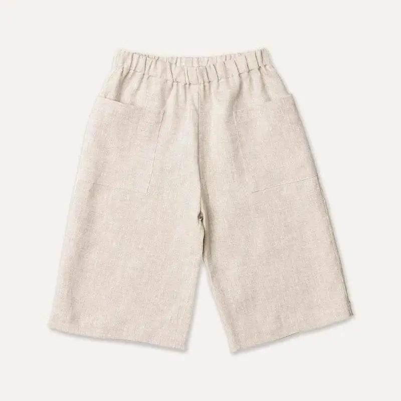  Retro Girls Cotton And Linen Ankle-Length Pants TZ157 -  ToylandEU™