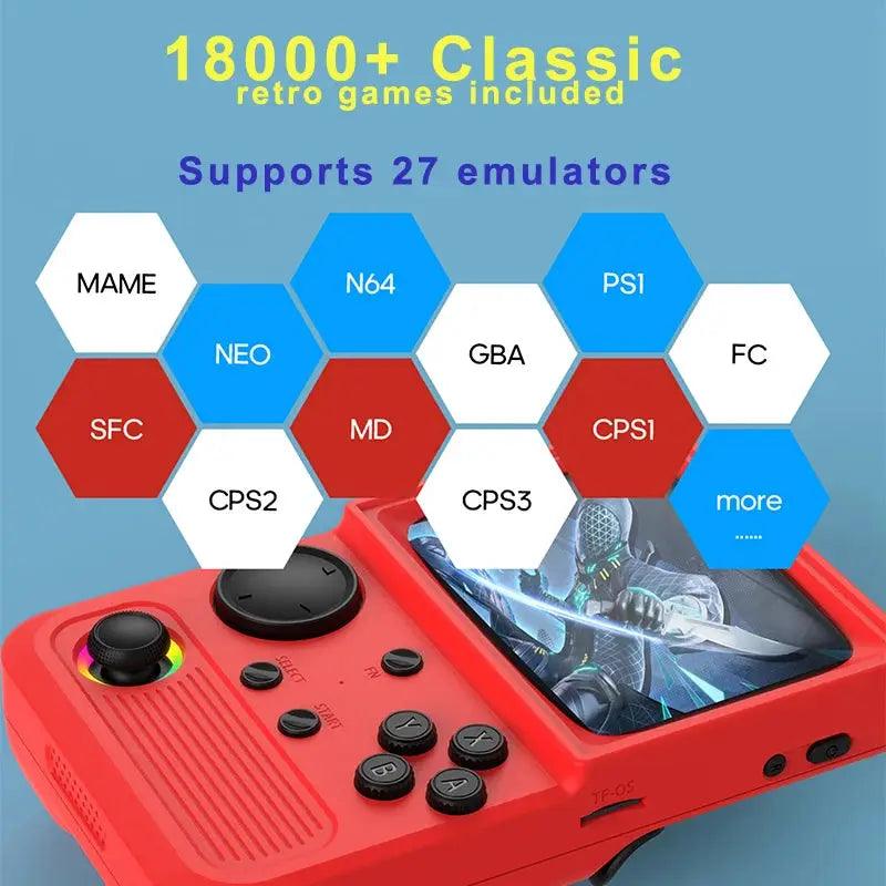  Retro Handheld Console 3 5 IPS Display Long Battery -  ToylandEU™