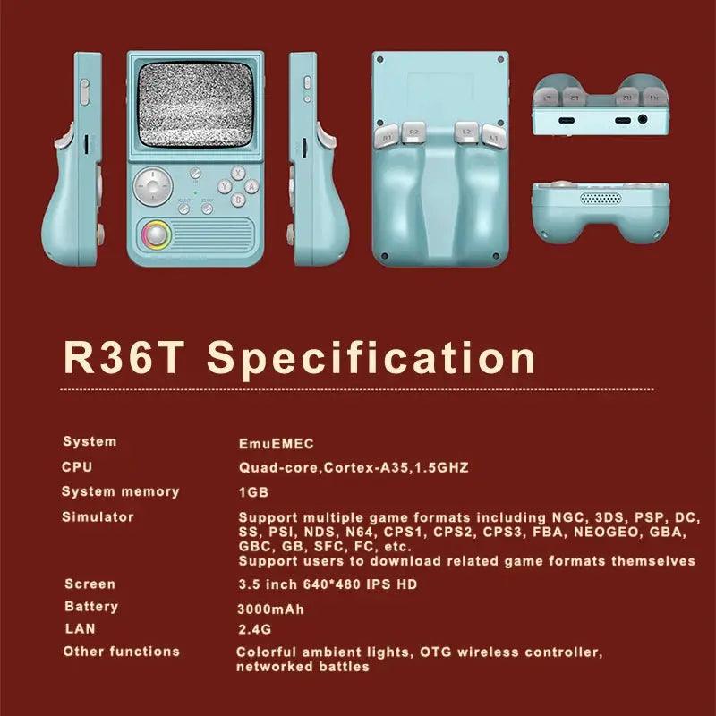  Retro Handheld Console 3 5 IPS Display Long Battery -  ToylandEU™